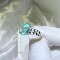2 Carat Moissanite 925 Sterling Silver Ring