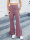 High-Waisted Flare Pants Pink