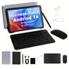 Brand C108 10.1" Octa-Core Tablet - 10GB RAM, 128GB Storage, Android 14, Complete Accessory Bundle GREY
