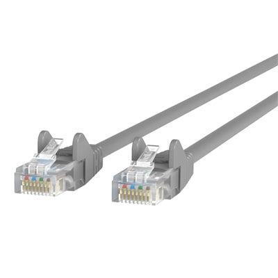Belkin 25 Ft Snagless CAT6A UTP Ethernet Cable - Grey, RJ45 Male to Male Connection