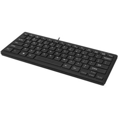 Adesso SlimTouch Mini USB Keyboard - Stylish Design with Embedded Numeric Keypad and LED Indicators