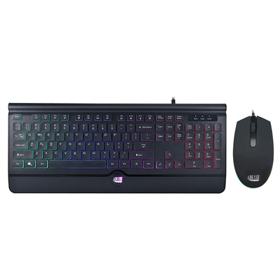 Adesso Illuminated Gaming Keyboard and Mouse Combo with RGB Backlighting and 1000 DPI Optical Precision