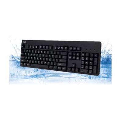 Adesso Antimicrobial Waterproof Desktop Keyboard 630UB - Membrane Keys, Multi-Functional Hotkeys