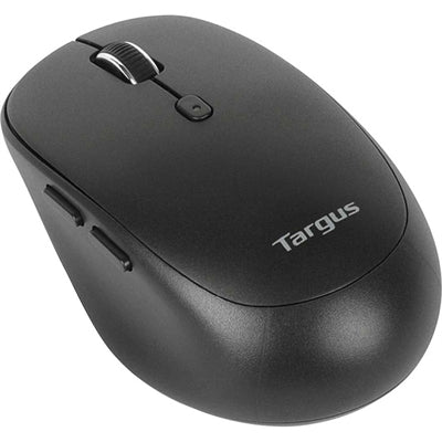 Targus Midsize Comfort Multi-Device Wireless Mouse with Antimicrobial DefenseGuard - Black