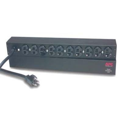 APC 1U Rack PDU 20A 120V, 10 NEMA Outlets, 12ft Cord, Vertical Mountable Power Distribution