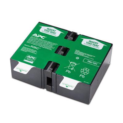 APC Genuine Replacement Battery Cartridge #123 with Connectors and Installation Guide