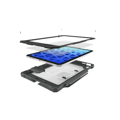 Max Cases Shield ExtremeX2 iPad 10 10.9 Case with Tamper-Resistant Design & 3.5mm Adapter - Black