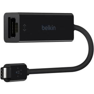 Belkin USB-C to Gigabit Ethernet Adapter for Fast Internet - Compatible with USB Type-C Devices
