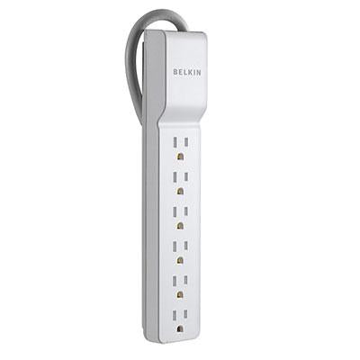 Belkin 6-Outlet Surge Protector with 6 Ft Power Cord for Commercial Use