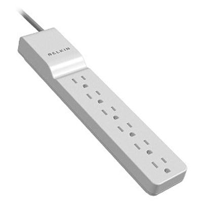 Belkin 8-Outlet Surge Protector with 2 USB Ports - Reliable Power Protection for Home Electronics
