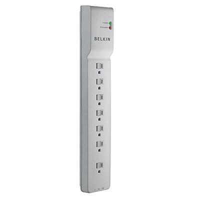 Belkin 7-Outlet Surge Protector with 12' Cord, 2320 Joules, EMI/RFI Noise Filtering