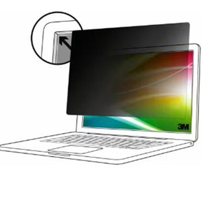 3M Bright Screen Privacy Filter for 14 Inch Laptop - 16:10 Aspect Ratio BP140W1B, Anti-Glare Protection