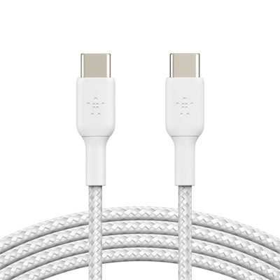 Belkin BOOST CHARGE Braided USB-C to USB-C Cable - Fast Charging Up to 50% in 36 Minutes