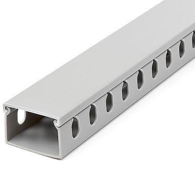 UL Rated PVC Cable Management Raceway for 20 Cables - Top Access Hider with Fire Resistance