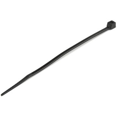 1000 Pack Small 4" Black Cable Ties - Adjustable Nylon/Plastic Zip Wraps, 18 Lbs Tested Strength