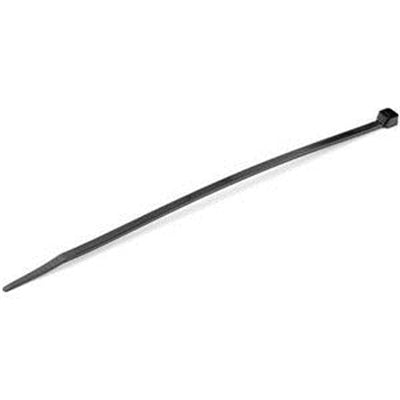 100 Pack 8" Adjustable Black Cable Ties - Industrial Strength 50 lbs Capacity, UL Approved