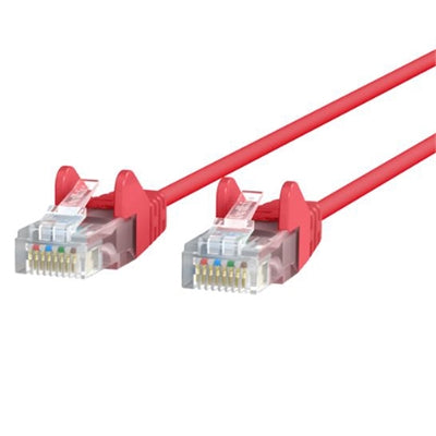 Belkin CAT6 UTP Ethernet Patch Cable 3' Red - Fast 100/1000BASE-T Network Connectivity