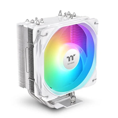 Thermaltake UX500 ARGB White CPU Cooler, 120mm PWM Fan, 260W TDP, Intel & AMD Compatible