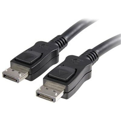 20Ft DisplayPort Cable with Latching Connectors - High Resolution DP to DP - 10.8 Gbps