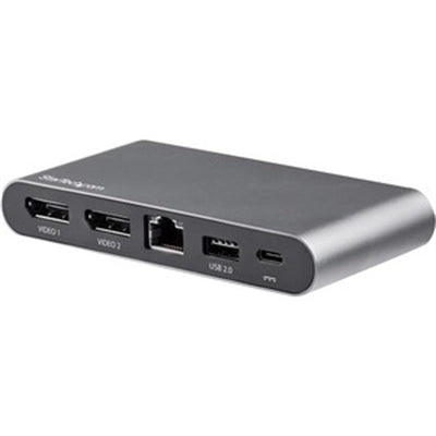 Startech USB-C Multiport Adapter: Dual 4K DP, 2 USB-A Ports, Gigabit Ethernet, 100W Power Delivery