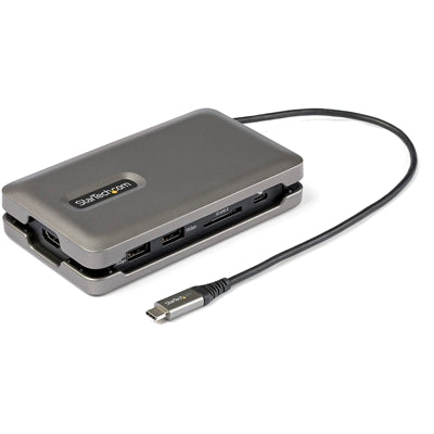 Startech USB-C Multiport Adapter with 4K 60Hz HDR10, 2x USB 3.1 Hub, Gigabit Ethernet, SD Card Reader