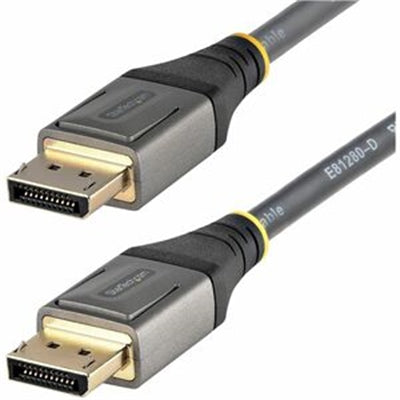 1Ft DisplayPort 1.4 Cable - 8K 60Hz, 4K 120Hz, 32.4Gbps, Durable TPE Jacket, EMI Shielding