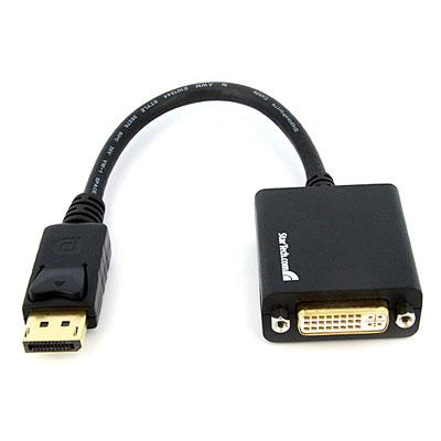StarTech DisplayPort to DVI Adapter - Connect DVI Monitors Up to 1920x1200 for Office Use