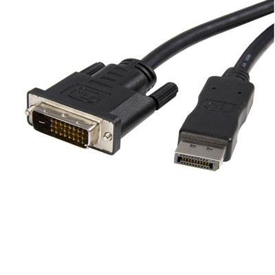 6' DisplayPort to DVI Cable - Seamless Connection for DVI Monitors at 1920x1200 Resolution