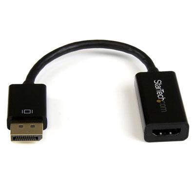 StarTech 4K DisplayPort to HDMI Active Adapter - Convert DP 1.2 to HDMI for Monitors and Projectors