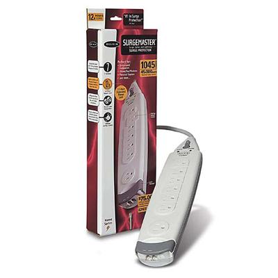 Belkin 7-Outlet Surge Protector with 1045J Protection & 12' Cord for Home/Office