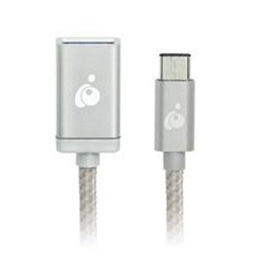 IOGEAR USB-C to USB-A Adapter - Charge & Sync USB 3.0 Devices Effortlessly, Silver