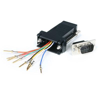 Startech DB9 to RJ45 Adapter for RS232, RS422, RS485 Connections - Male to Female Modular Interface