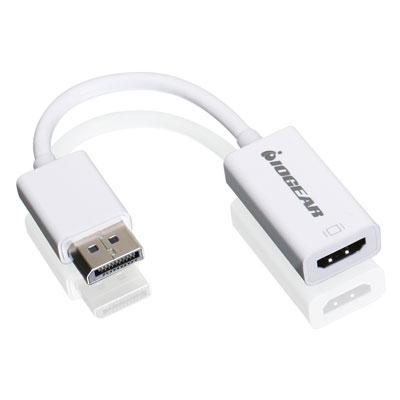 IOGear 6Ft DisplayPort to HDMI Adapter Cable - High-Quality Video and Audio Transfer