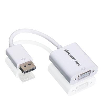 IOGear DisplayPort to VGA Adapter Cable - Reliable Video Connection for Monitors and Projectors