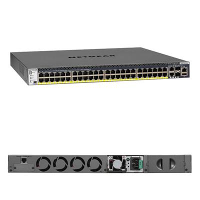 NETGEAR M4300-52G PoE+ Managed Switch with 1000W Power Supply for Reliable Networking