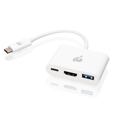 IOGear USB C to HDMI Multi Adapter with 4K Video Output and 60W Power Delivery