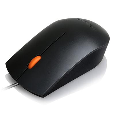 Lenovo 300 USB Mouse - Ergonomic Design, High Precision Tracking, Reliable Performance