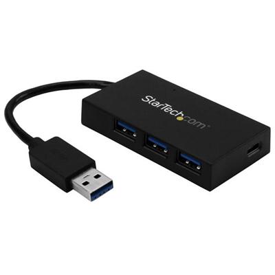 Startech.com 4-Port USB 3.0 Hub with Power Adapter - 3x USB A & 1x USB C Connections