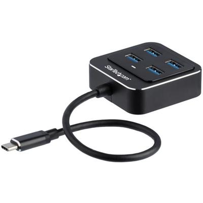 4-Port USB-C Hub, USB-C to 4x USB-A Ports, 10Gbps USB 3.1 Bus Powered Adapter by Startech.com