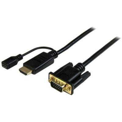 6Ft HDMI to VGA Adapter Cable for Direct Connection to Monitors and Projectors - Startech.com