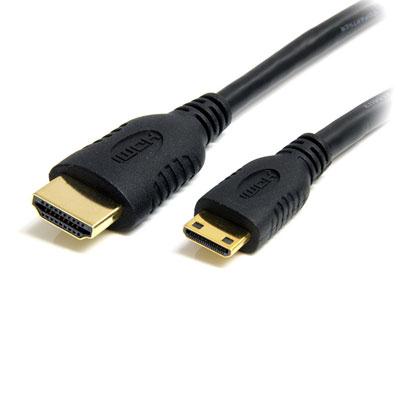 6Ft Mini HDMI to Standard HDMI Cable – Connect Your Mini HDMI Devices with Ease