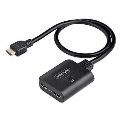 Startech 2-Port HDMI Splitter 4K 60Hz with HDR, Audio Support, and ESD Protection