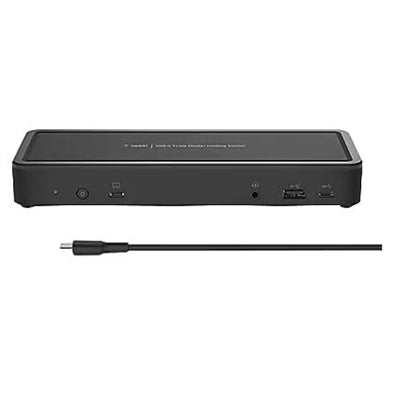 Belkin USB-C Triple Display Dock - 4K Multi-Monitor Support, 65W Power Delivery, 10Gbps Data Transfer