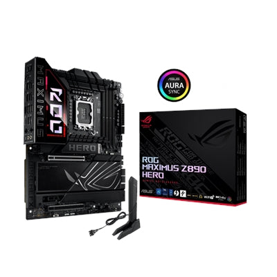 ASUS ROG Maximus Z890 Hero ATX Motherboard - Intel Z890 LGA 1851, DDR5, WiFi 7, Thunderbolt 4