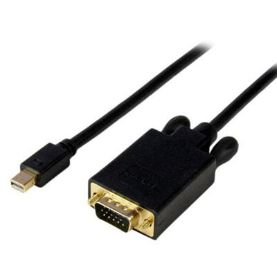 Startech 6' Mini DisplayPort to VGA Adapter Cable - Connect PC or Mac to VGA Monitor / Projector