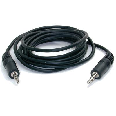 6Ft High Quality Stereo Audio Cable with 3.5mm Male Connectors for PC and Audio Devices