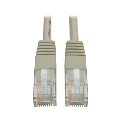 25Ft Gray Cat5e Patch Cable with RJ45 Connectors - 350MHz Molded Strain Relief Design