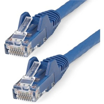 StarTech 10Ft Blue LSZH CAT6 Ethernet Cable - 10GbE, Low Smoke Zero Halogen, Snagless UTP for High-Speed Networking