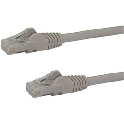 10 Ft Gray Snagless Cat 6 UTP Patch Cable - ETL Verified High-Performance Networking