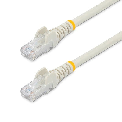 10 Ft White Cat6 UTP Snagless Patch Cable - ETL Verified for High-Speed Networking